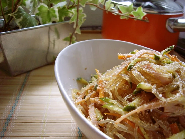 Easy Steps to Make Recipe Chinese Cellophane Noodle Salad that is So Delicious, So Delicious}