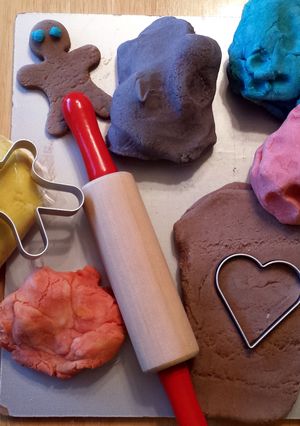 A picture of Play Dough.