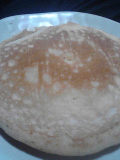A picture of Pancakes (no egg, no milk? NO PROBLEM!!).