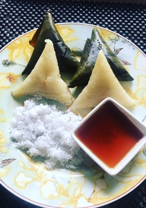 Foto resep Lopis legit segitiga