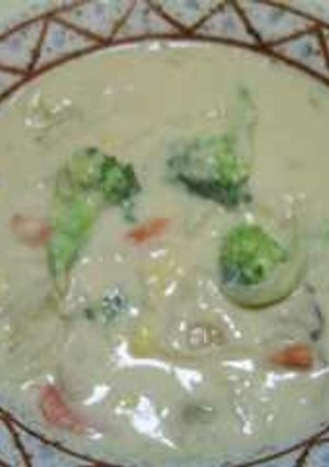 A picture of Vegetarian Soymilk Cream Stew.