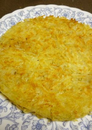 A picture of Rösti Swiss Mashed Potatoes.