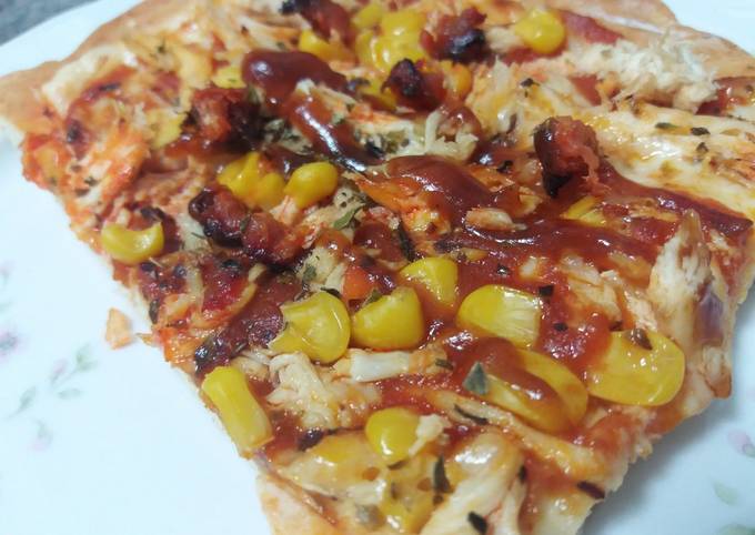 Pizza carnívora a la BBQ Receta de Marga- Cookpad