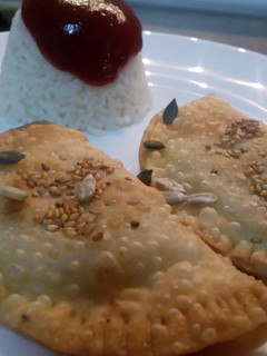 Una foto de Unas Empanadillas de mechada Canaria de res