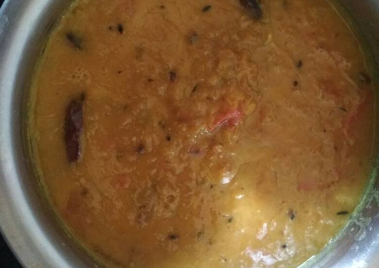 Roasted  red lentil (bhaja mushur daal)