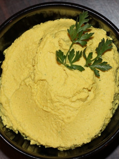 Una foto de Hummus de garbanzos
