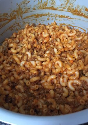 A picture of Instant pot Goulash.