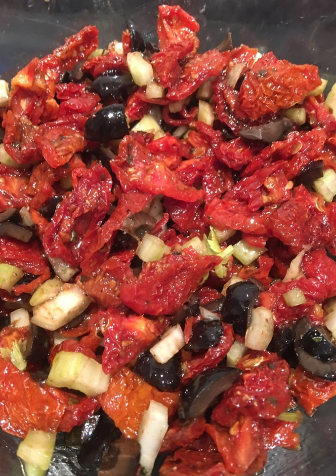 Una foto de Salsa de tomates secos