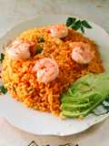 Arroz con camarones