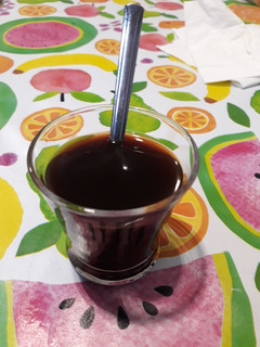 Una foto de Café con frutos rojos y estevia
