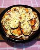 Pizza de berenjenas