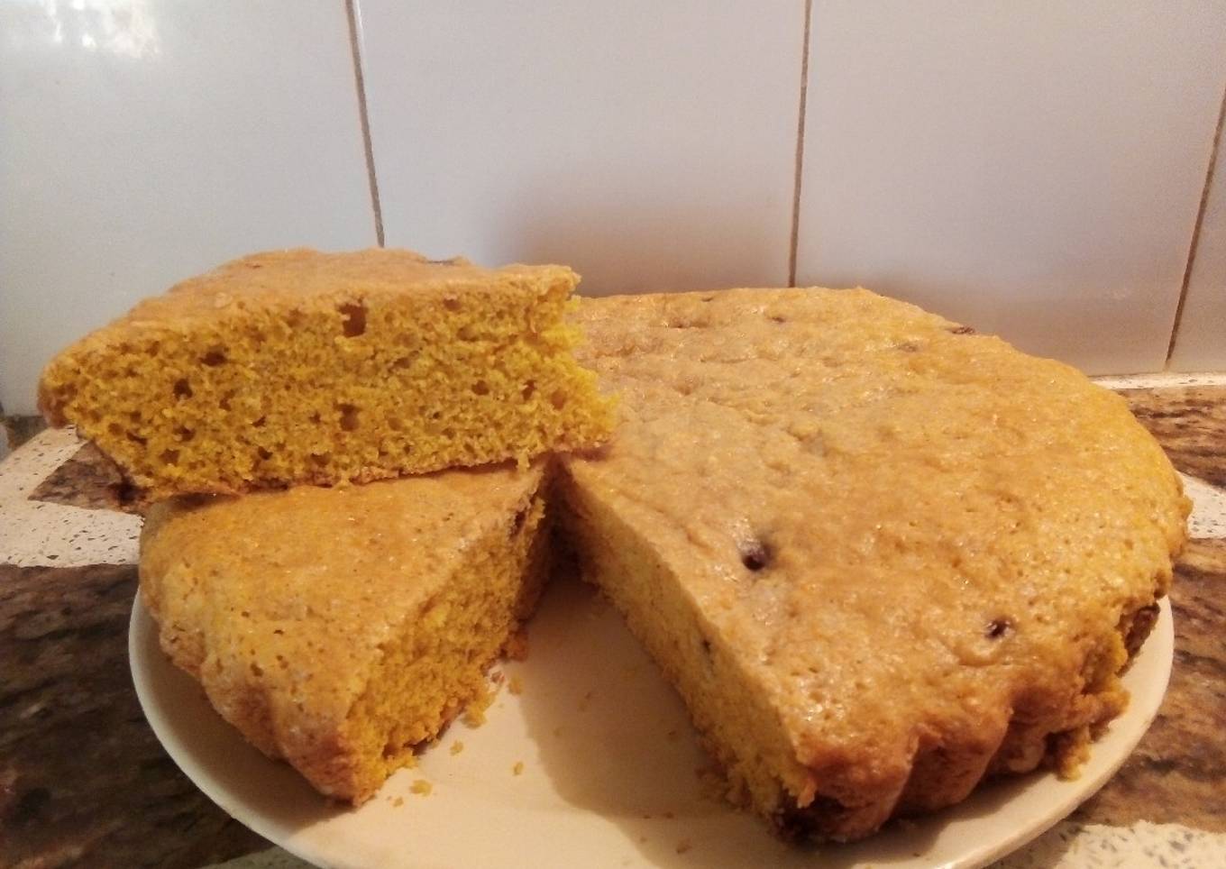 Torta vegana de calabaza