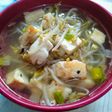 Sayur Kecambah, tahu, telor putih simpel