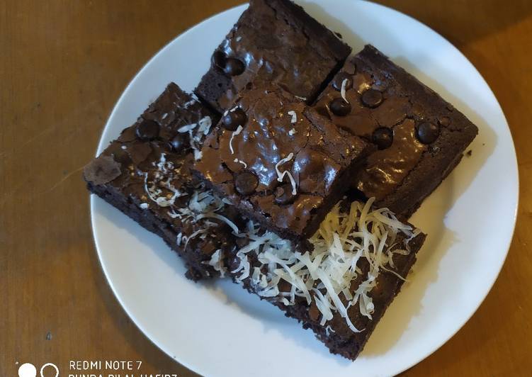 Resep Fudgy Brownis(Shiny Crust), Bisa Manjain Lidah