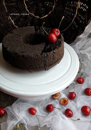 عکسی از دستور #کیک_گیلاسی_شکلاتی
