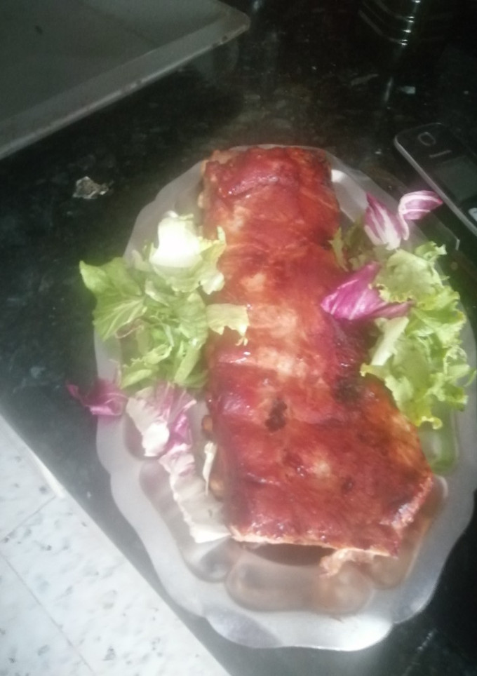 Una foto de Costillar estilo americano