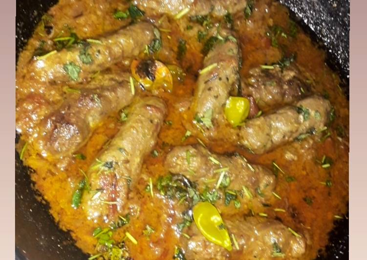 SEEKH KABAB karahi