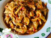 Gambar tumis jamur tiram pedas