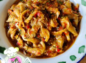 Foto resep Tumis Jamur Tiram Pedas Daun Jeruk