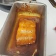 Baked marinated salmon