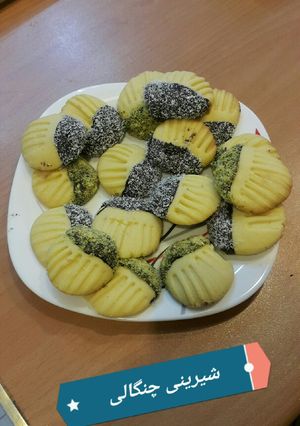 عکسی از دستور شیرینی چنگالی