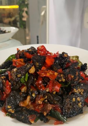 Foto resep Paru balado