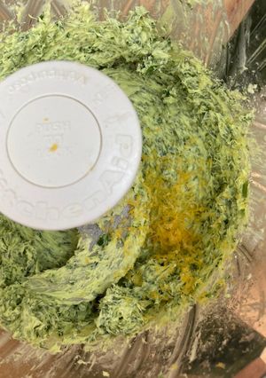 A picture of Wild garlic and lemon butter.