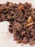 Cuttlefish ink rice