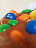 Mousse de chocolate con M&M's