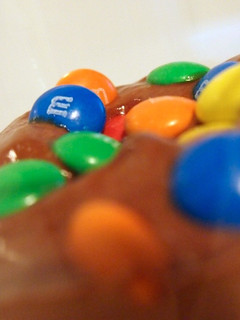 Una foto de Mousse de chocolate con M&M's
