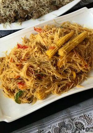 صورة لوصفة نودلز سنغافوري