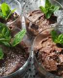 Mousse chocolate vegano (Aguacate)