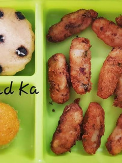 A picture of Paneer cutlets.
