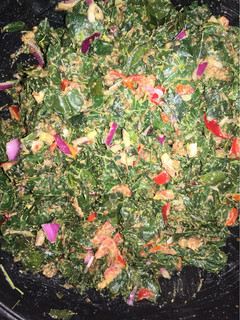 A picture of Traditional moringa salad🥙🥗.