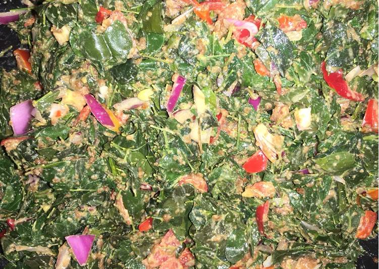 Easiest Way to Prepare Perfect Traditional moringa salad🥙🥗