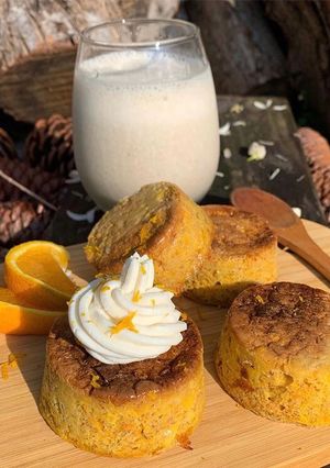 Una foto de MUFFINS INTEGRALES de ZANAHORIA 🥕