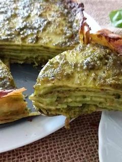 Foto di Crespelle al pesto gratinate in forno