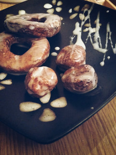 A picture of Sour cream donuts.