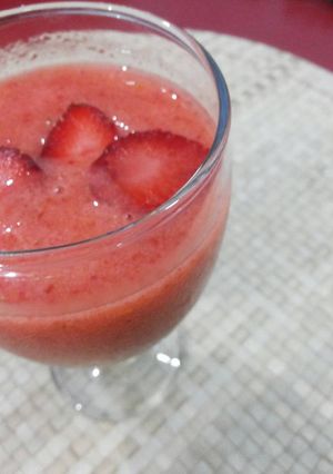 Foto resep strawberry mix smoothie