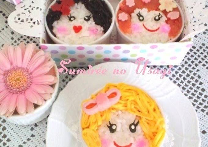 Charaben Sushi Cups For Doll's Day