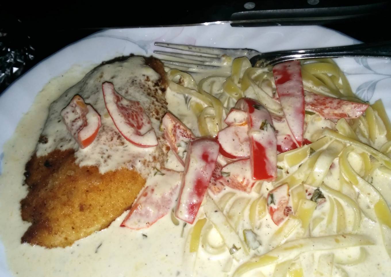 Chicken in Basil Cream