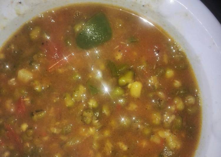 Steps to Make Cooking Greengrams Stew/Pojo
