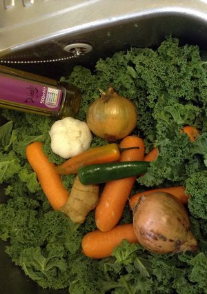 A picture of Kale Stew.
