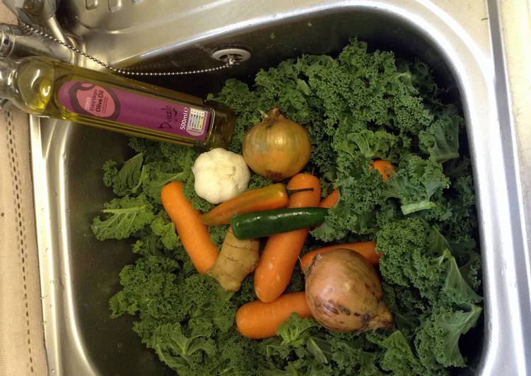 Simple Way to Prepare Speedy Kale Stew