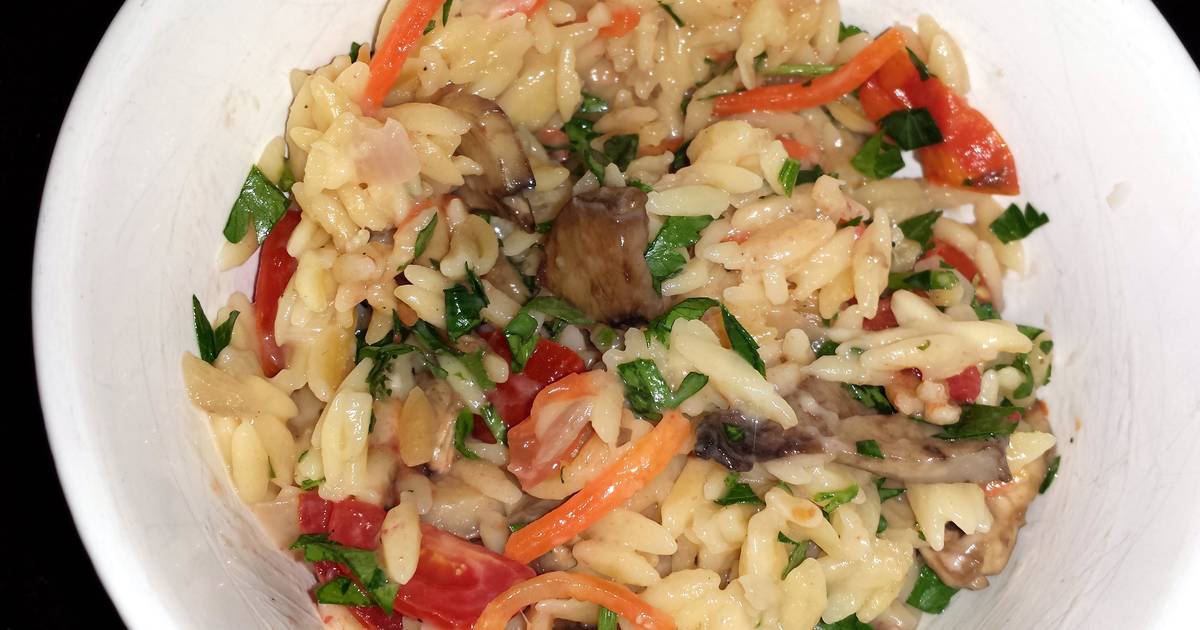 creamy orzo pasta Recipe by Mrsrachaelr Cookpad