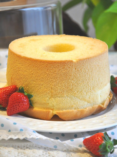 A picture of Heavenly Chiffon Cake (with Lots of Tips).