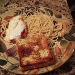 A picture of Chicken parmigiana.
