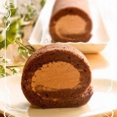 A picture of Moist Fluffy Chocolate Swiss Roll.