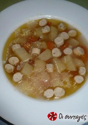 A picture of Delicious soup.