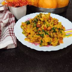 A picture of Mix Vegetable & Batata Poha.